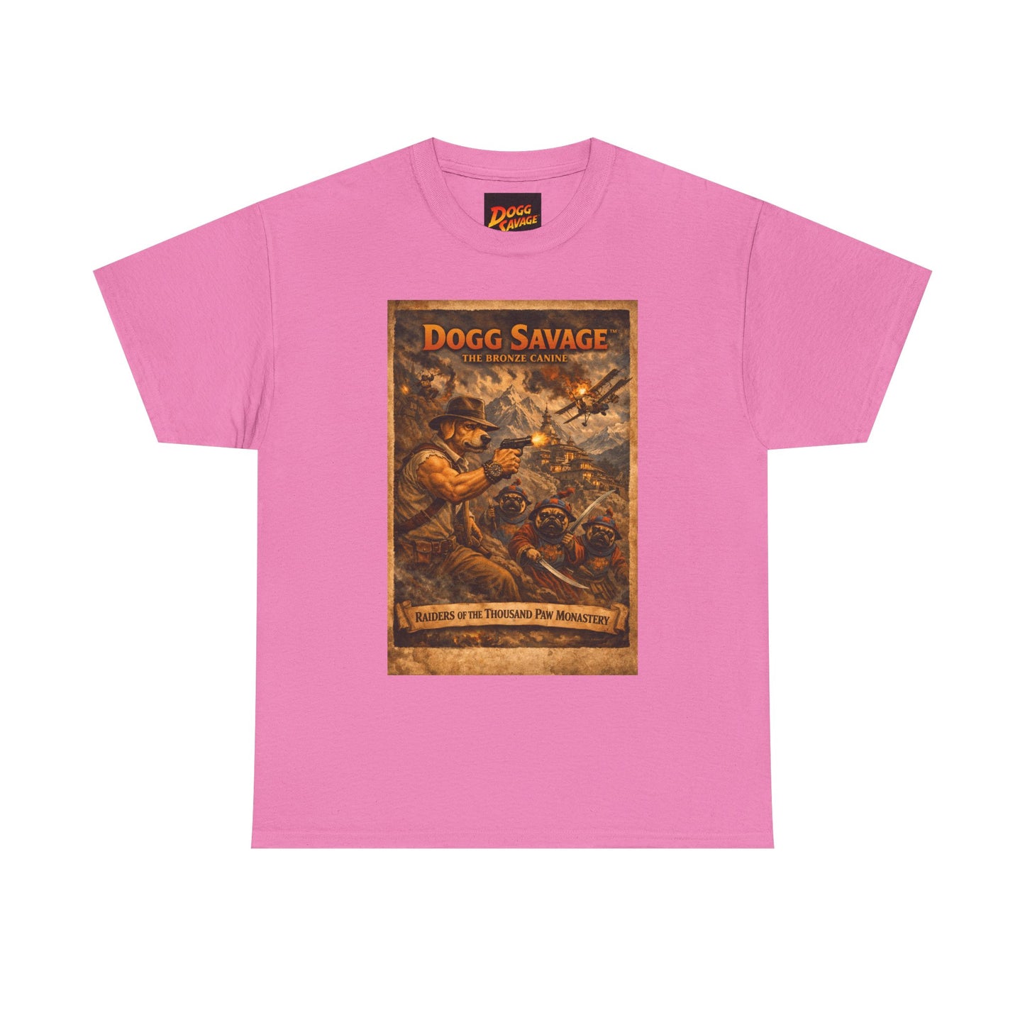 Dogg Savage Retro Graphic Tee — Vintage Adventure Poster T‑Shirt