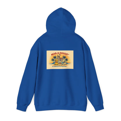 Dog Lover Hoodie — “MAR-A-DOGGO: My Dog Has Great Jeans” Graphic Pullover