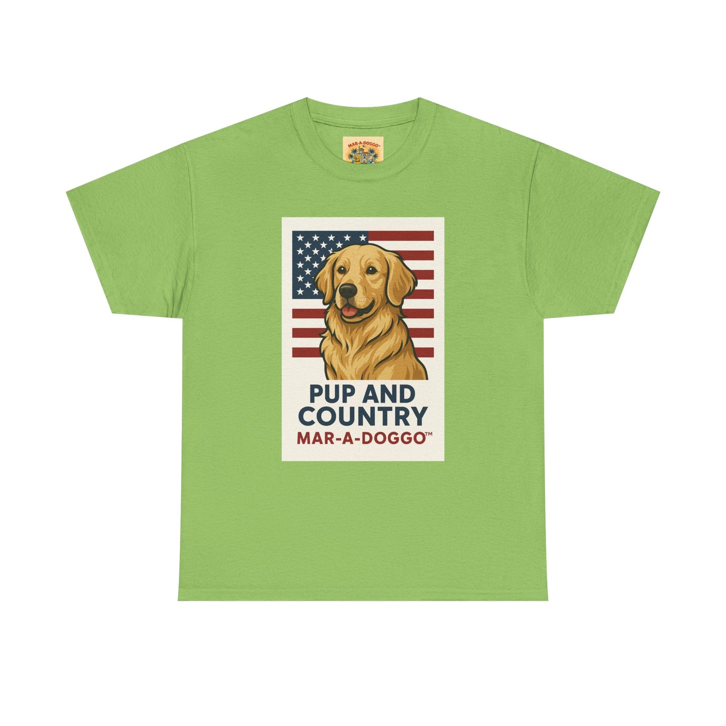 Pup and Country T-Shirt — "Mar-A-Doggo" Patriotic Dog Graphic Tee