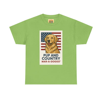 Pup and Country T-Shirt — "Mar-A-Doggo" Patriotic Dog Graphic Tee