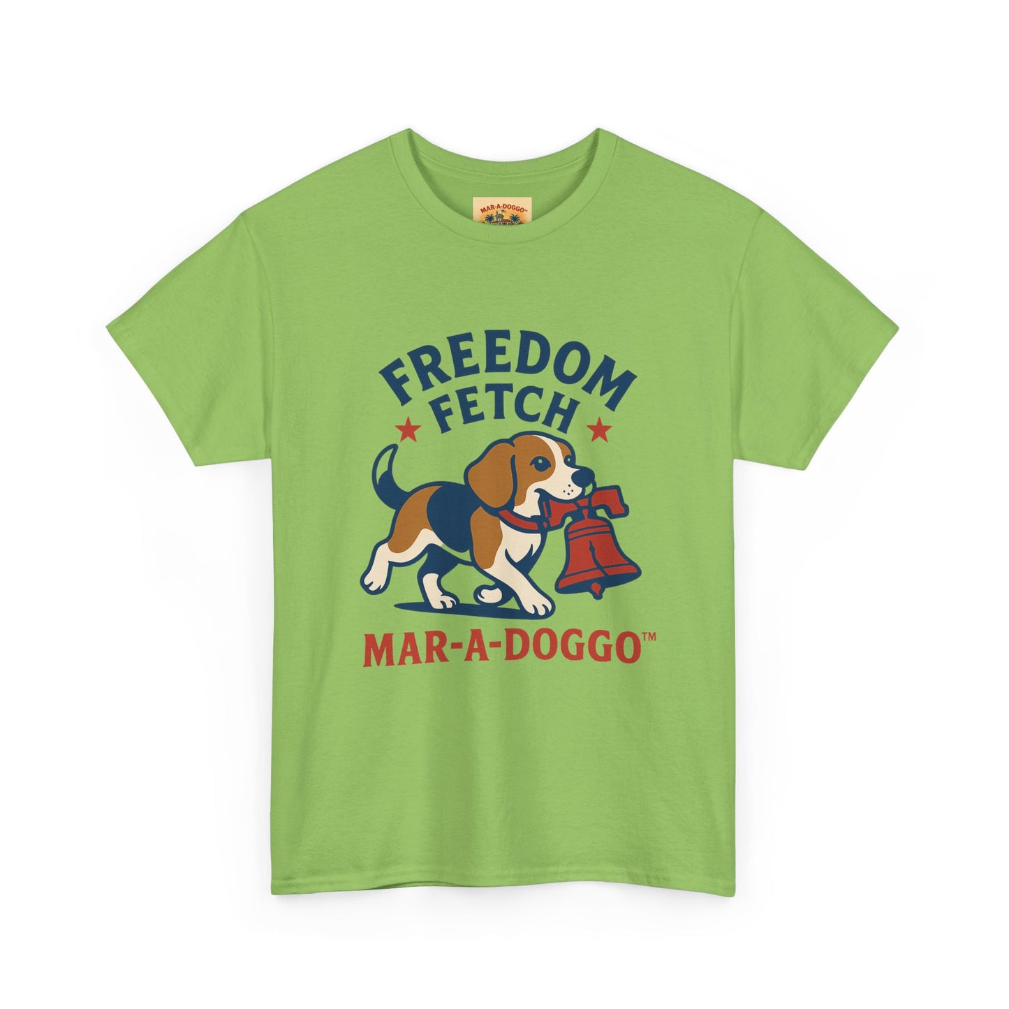 Freedom Fetch Tee — Mar-A-Doggo Patriotic Dog T-Shirt