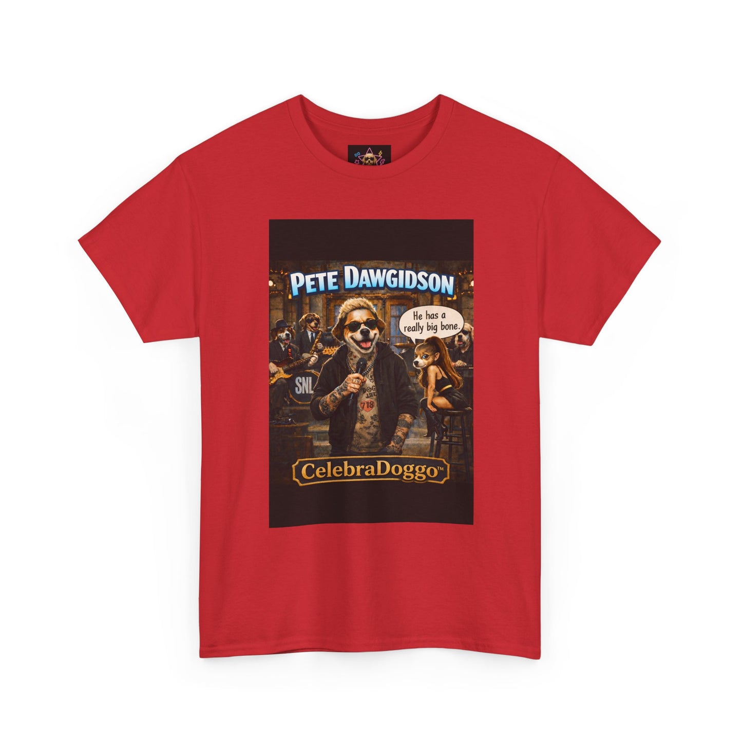 "Pete Dawgidson" Graphic Tee — Funny Dog Party T-Shirt