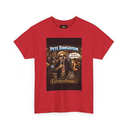 "Pete Dawgidson" Graphic Tee — Funny Dog Party T-Shirt