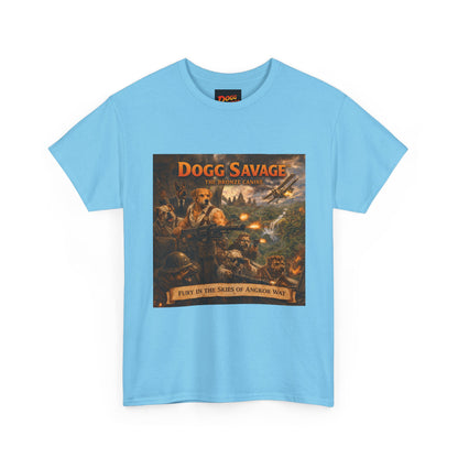 Dogg Savage Album Art T-Shirt "Fury In The Skies of Angkor Wat" — Vintage Rock Poster Tee