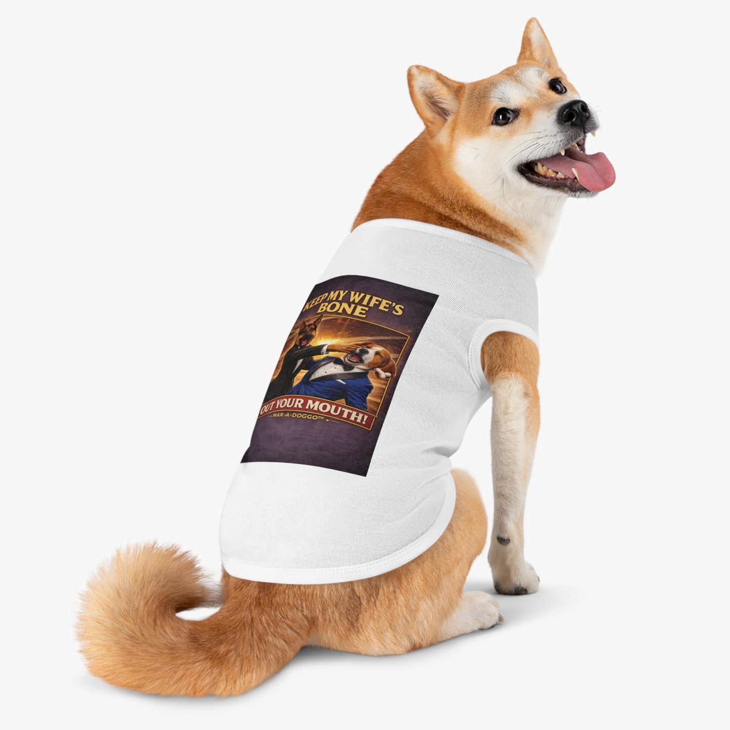 Keep My Wife's Bone Out Your Mouth! (Doggo Tank Top)