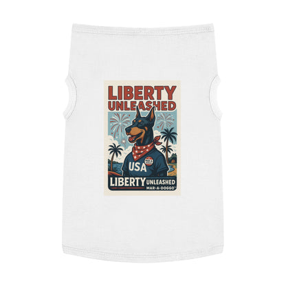 Dog Shirt - "Liberty Unleashed" USA Patriotic Dog Tank