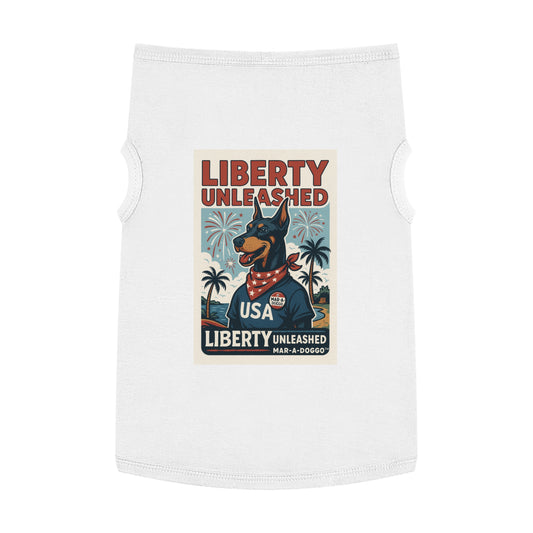 Dog Shirt - "Liberty Unleashed" USA Patriotic Dog Tank