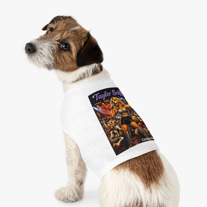 Dog Shirt — "Taylor Sniffed" Concert Pet Tee (Celebrity Singer Design)