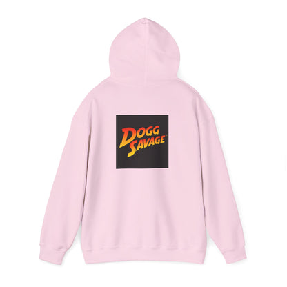 Dogg Savage Graphic Hoodie — Vintage Album Art Pullover "Doublecross At Tikal"
