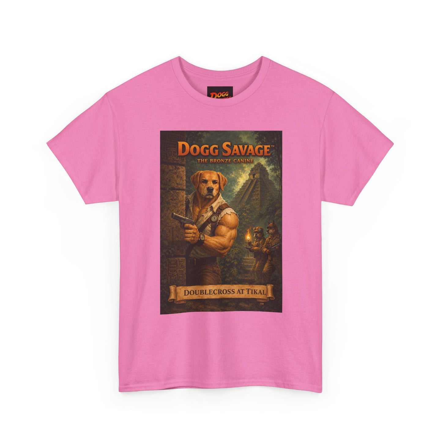 Dogg Savage Vintage Fantasy T-Shirt — "Dogg Savage: Doublecross At Tikal" Graphic Tee