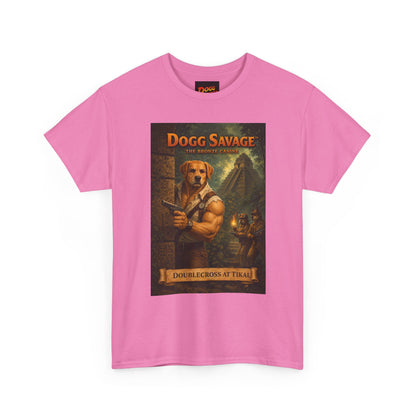 Dogg Savage Vintage Fantasy T-Shirt — "Dogg Savage: Doublecross At Tikal" Graphic Tee