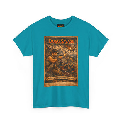 Dogg Savage Retro Graphic Tee — Vintage Adventure Poster T‑Shirt