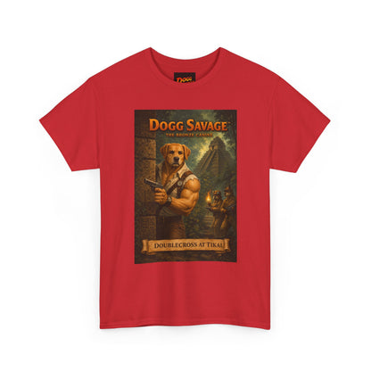 Dogg Savage Vintage Fantasy T-Shirt — "Dogg Savage: Doublecross At Tikal" Graphic Tee