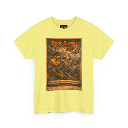Dogg Savage Retro Graphic Tee — Vintage Adventure Poster T‑Shirt
