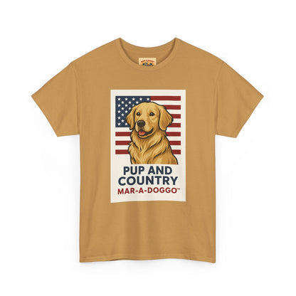 Pup and Country T-Shirt — "Mar-A-Doggo" Patriotic Dog Graphic Tee