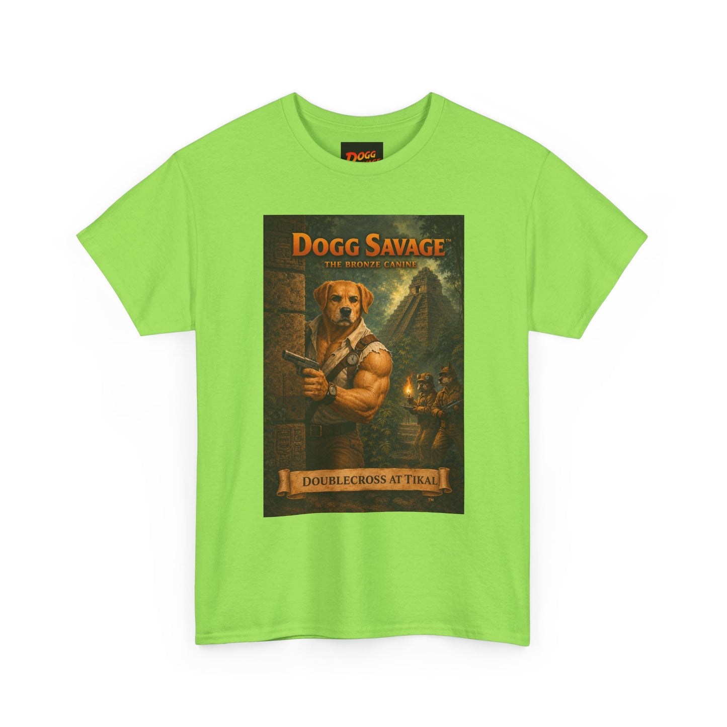 Dogg Savage Vintage Fantasy T-Shirt — "Dogg Savage: Doublecross At Tikal" Graphic Tee