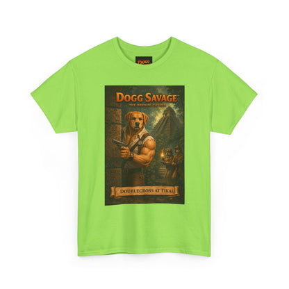 Dogg Savage Vintage Fantasy T-Shirt — "Dogg Savage: Doublecross At Tikal" Graphic Tee