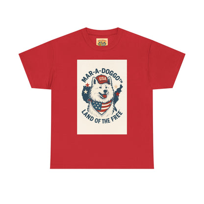 T-Shirt — "Mar-A-DoggO" Patriotic Dog Tee (Land of the Free)