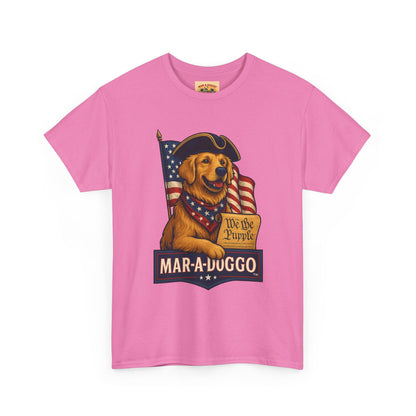 Mar-a-Duggo Patriotic Dog Tee — "We the Pupple" Vintage Americana T-Shirt