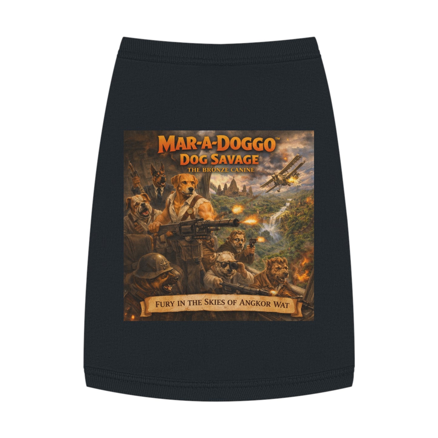 Fury In The Skies Of Angkor Wat (Doggo Tank Top)