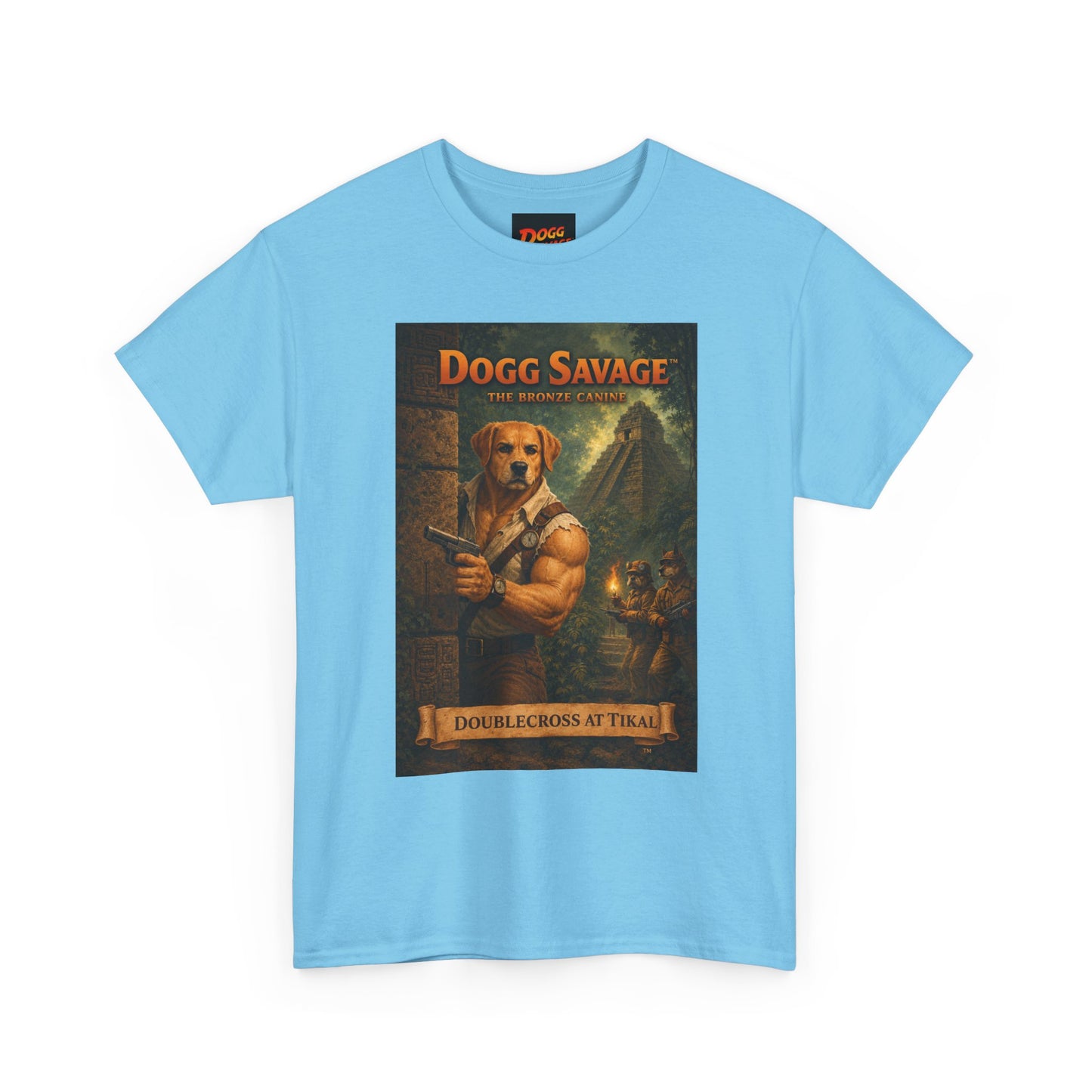 Dogg Savage Vintage Fantasy T-Shirt — "Dogg Savage: Doublecross At Tikal" Graphic Tee