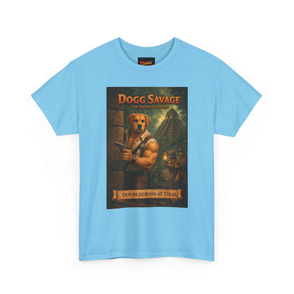 Dogg Savage Vintage Fantasy T-Shirt — "Dogg Savage: Doublecross At Tikal" Graphic Tee