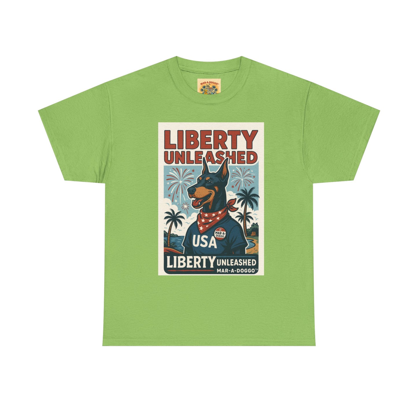 Liberty Unleashed USA Dog Graphic Tee
