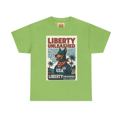Liberty Unleashed USA Dog Graphic Tee