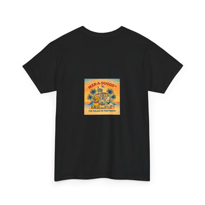 T-Shirt — "Mar-A-DoggO" Patriotic Dog Tee (Land of the Free)