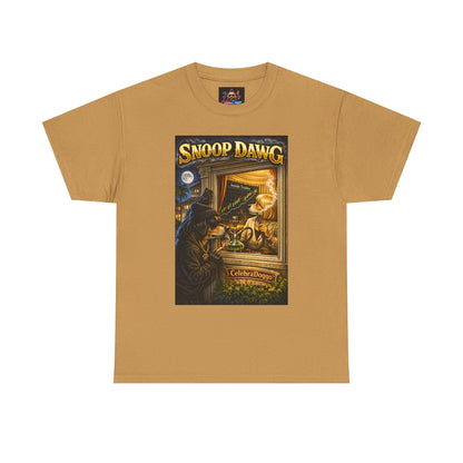 Dog Graphic Tee — "Snoop Dawg" Retro Party T-Shirt