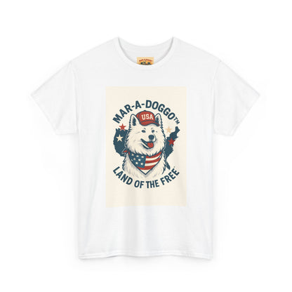 T-Shirt — "Mar-A-DoggO" Patriotic Dog Tee (Land of the Free)