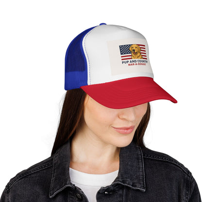 Pup & Country Trucker Cap (One Size Fits Most)