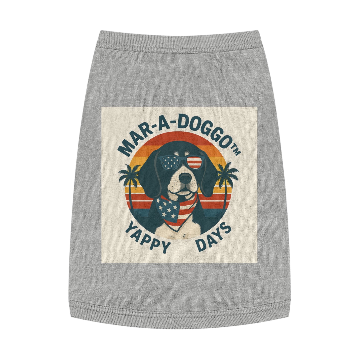Patriotic 'Mar-A-Doggo Yappy Days' Dog Shirt