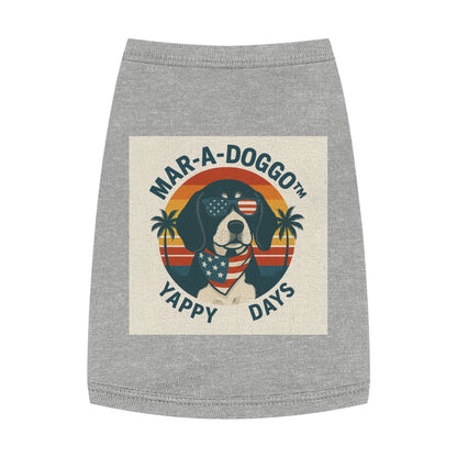 Patriotic 'Mar-A-Doggo Yappy Days' Dog Shirt