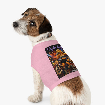 Dog Shirt — "Taylor Sniffed" Concert Pet Tee (Celebrity Singer Design)