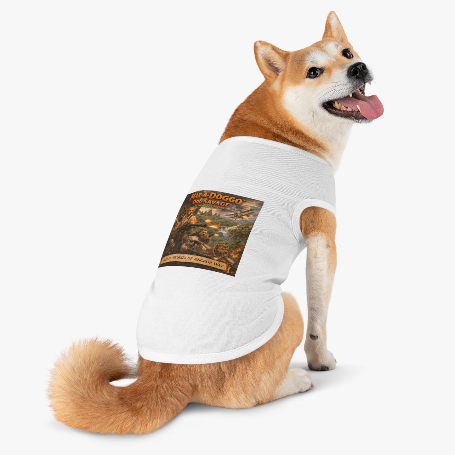 Fury In The Skies Of Angkor Wat (Doggo Tank Top)