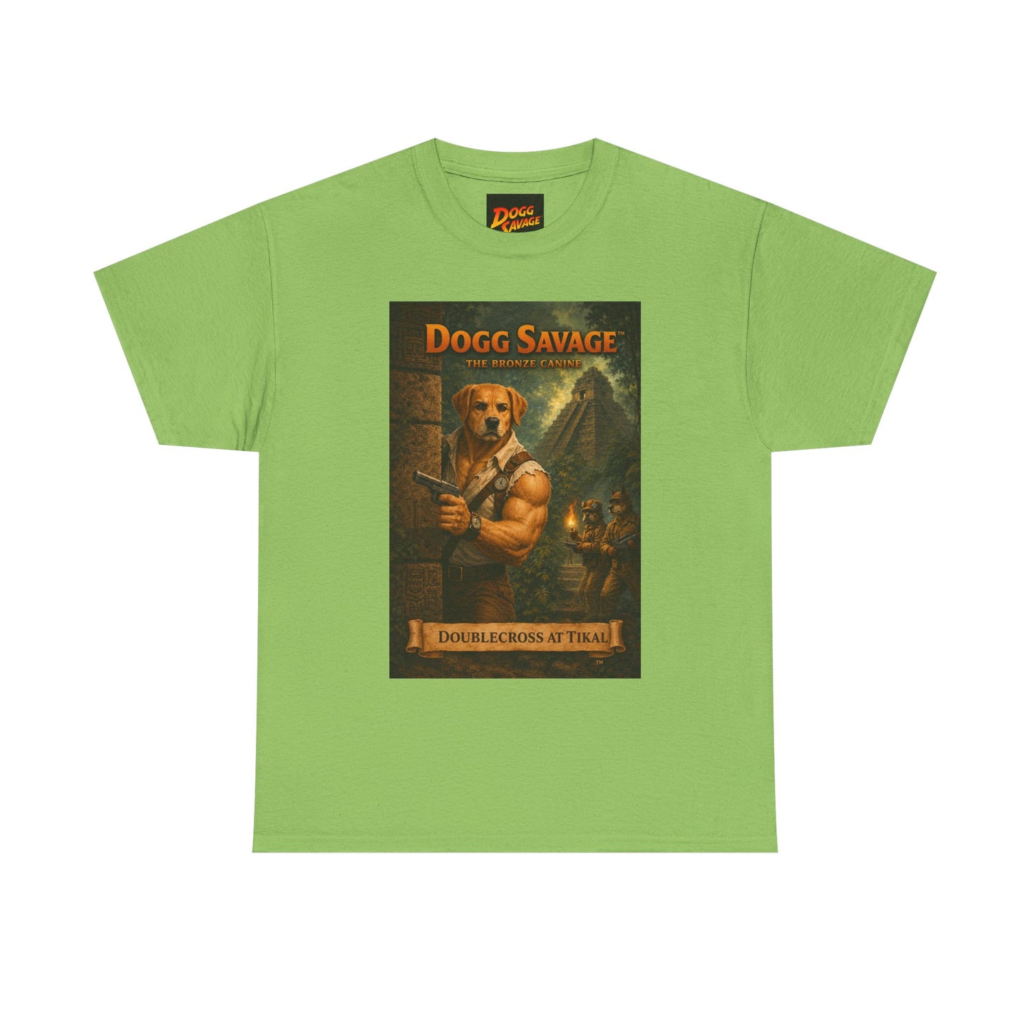 Dogg Savage Vintage Fantasy T-Shirt — "Dogg Savage: Doublecross At Tikal" Graphic Tee