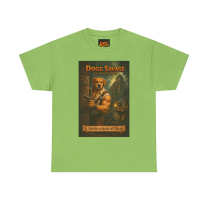 Dogg Savage Vintage Fantasy T-Shirt — "Dogg Savage: Doublecross At Tikal" Graphic Tee
