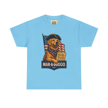 Mar-a-Duggo Patriotic Dog Tee — "We the Pupple" Vintage Americana T-Shirt