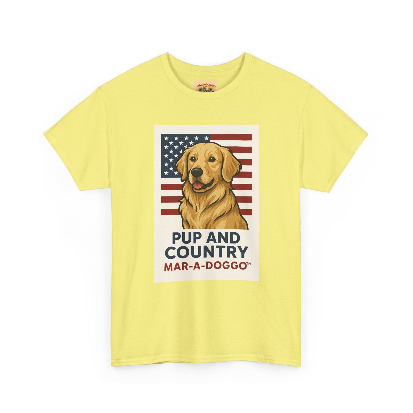 Pup and Country T-Shirt — "Mar-A-Doggo" Patriotic Dog Graphic Tee