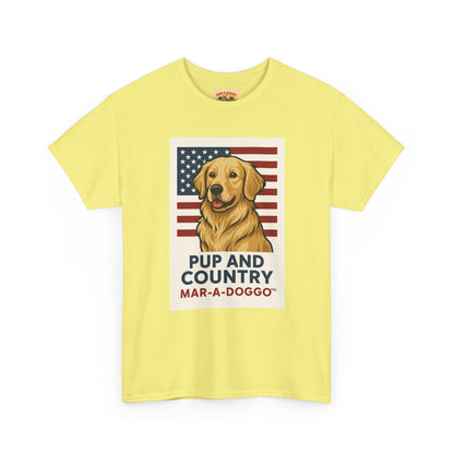 Pup and Country T-Shirt — "Mar-A-Doggo" Patriotic Dog Graphic Tee