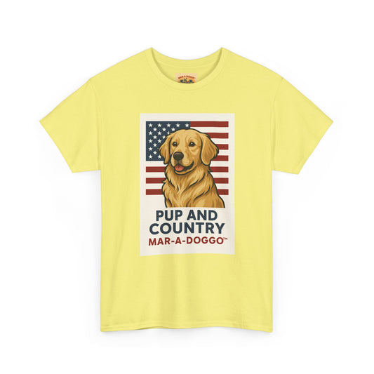 Pup and Country T-Shirt — "Mar-A-Doggo" Patriotic Dog Graphic Tee
