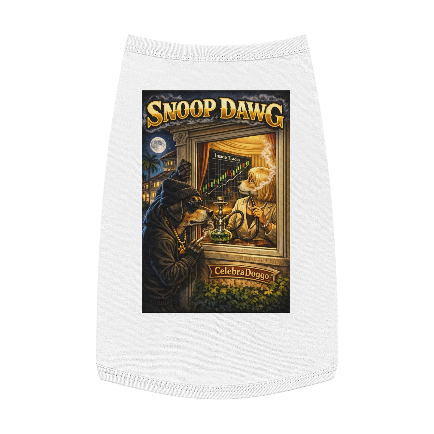 Dog Shirt "Snoop Dawg" Vintage Celebration Graphic