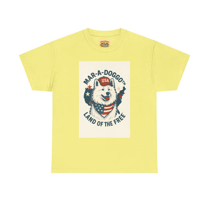 T-Shirt — "Mar-A-DoggO" Patriotic Dog Tee (Land of the Free)