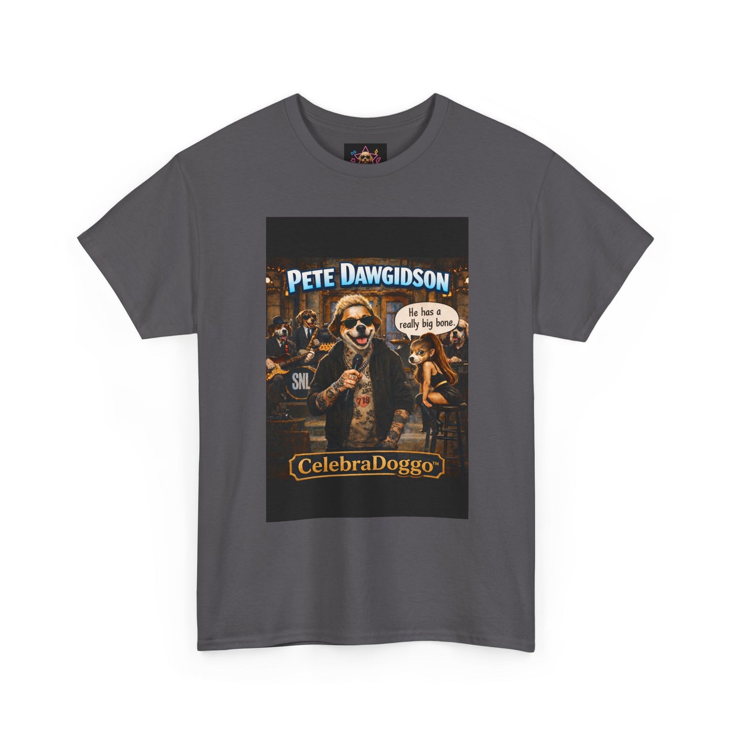 "Pete Dawgidson" Graphic Tee — Funny Dog Party T-Shirt