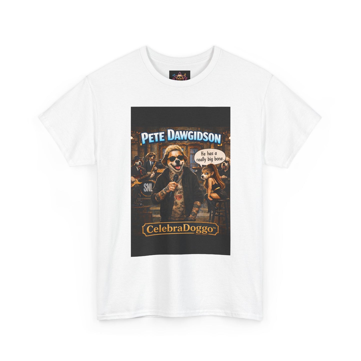 "Pete Dawgidson" Graphic Tee — Funny Dog Party T-Shirt