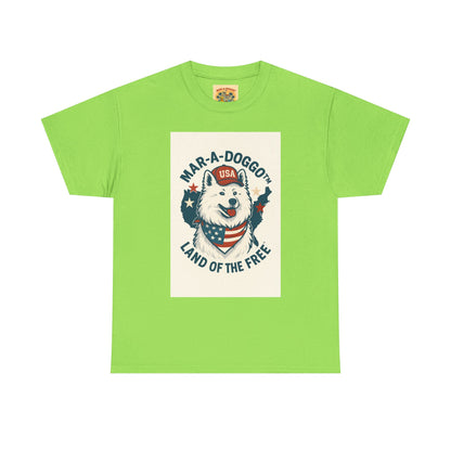 T-Shirt — "Mar-A-DoggO" Patriotic Dog Tee (Land of the Free)