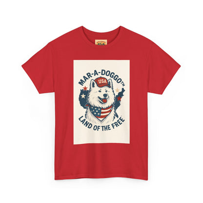 T-Shirt — "Mar-A-DoggO" Patriotic Dog Tee (Land of the Free)