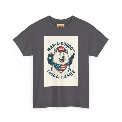 T-Shirt — "Mar-A-DoggO" Patriotic Dog Tee (Land of the Free)
