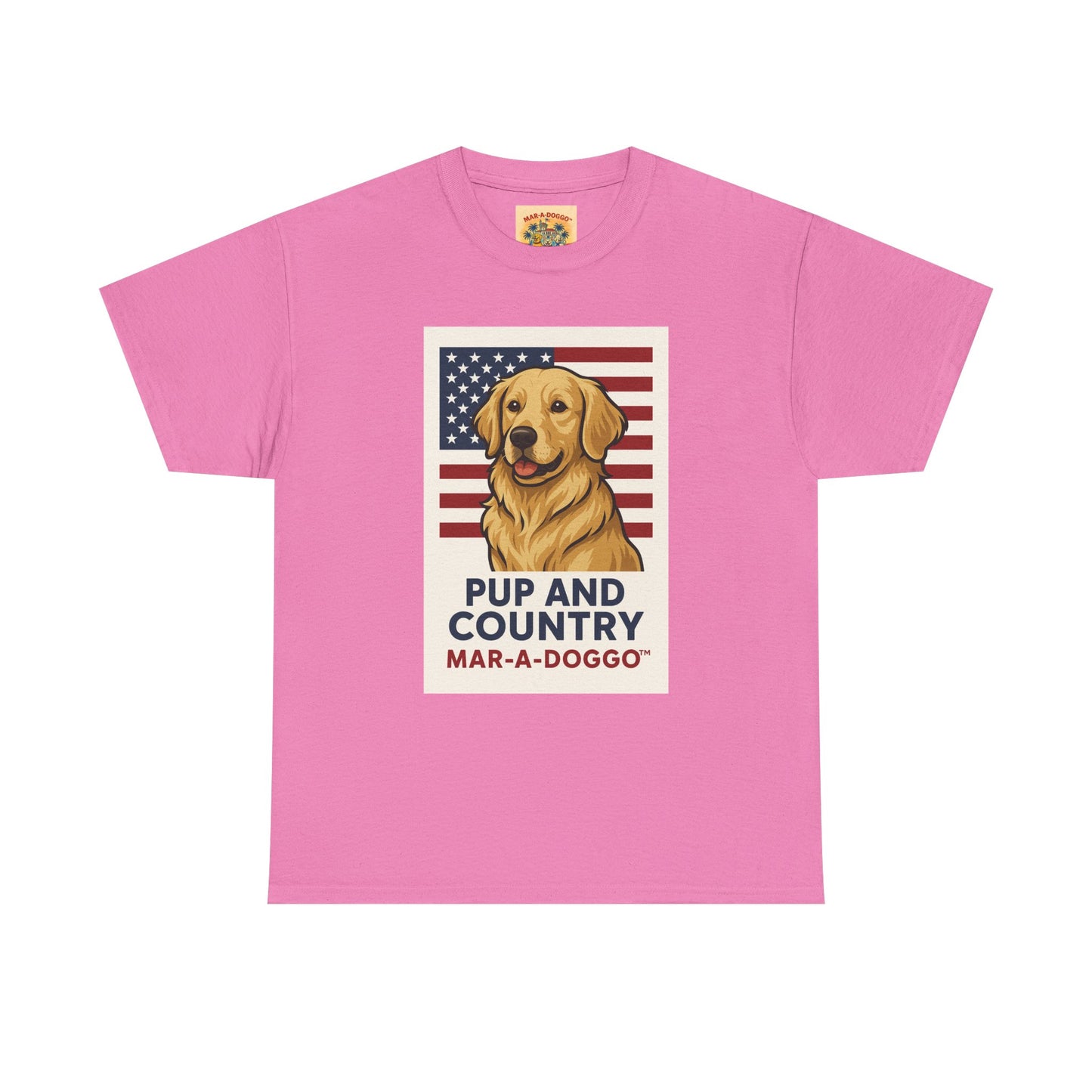 Pup and Country T-Shirt — "Mar-A-Doggo" Patriotic Dog Graphic Tee